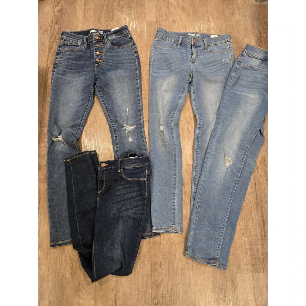 Old Navy Girls‎ Denim Jeggings Skinny Jeans Lot Size 14